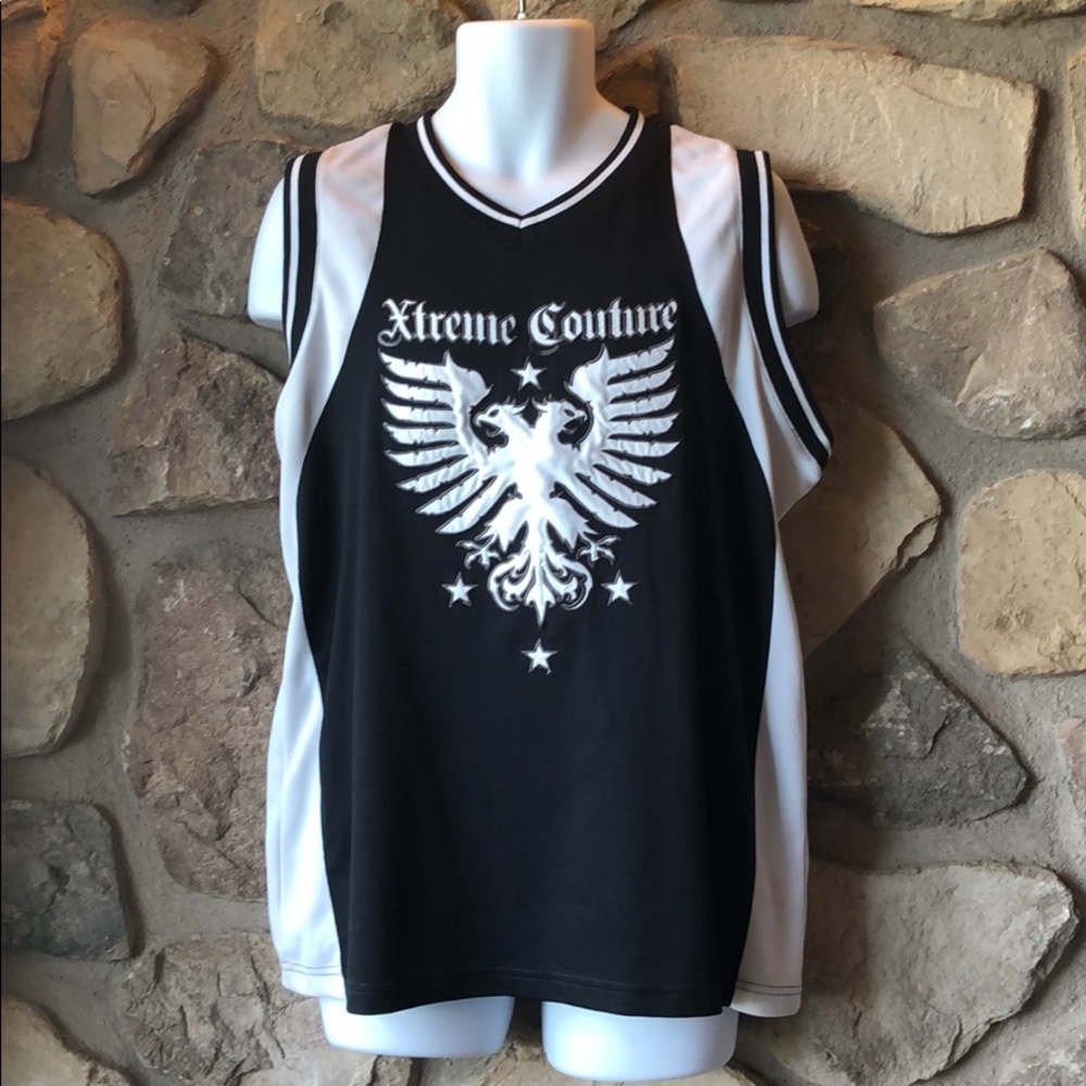 Affliction Xtreme couture Jersey tank top men’s L